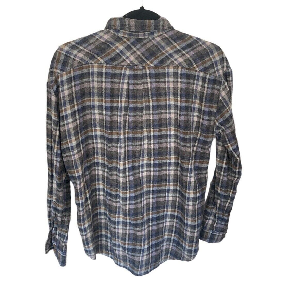 Wilfred Free Plaid Flannel Button Down Shirt Size Small — image 2 of 3
